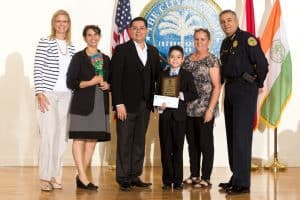 Congratulations to Miguel Angel Tejada from Hialeah Gardens Middle for being our October Middle School Special Recognition Winner and winning a trip to Washington, D.C. with DTRT!