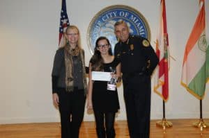 Congratulations to Melanie Pujol from Palmetto Middle for being our December Middle/High School Special Recognition Winner and winning a trip to Washington, D.C. with DTRT!