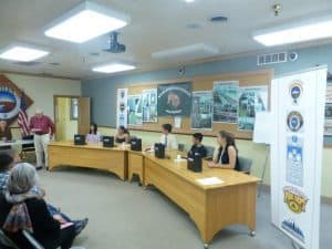 DTRT Winners receive their prizes at Hailey, Idaho's first ceremony!