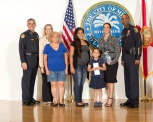 Congratulations to Yanessa Vega from Eneida Hartner Elementary for being the Elementary Special Recognition Winner and winning a trip for four to Rapids Water Park!