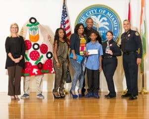 Congratulations to Jaheem Horn from Miami Carol City Middle for being the Middle/High Special Recognition Winner and winning a trip to Washington, D.C. with DTRT!