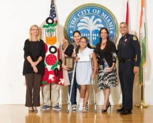 Congratulations to Samaya Garcia from Eneida Hartner Elementary for being the Elementary Special Recognition Winner and winning a trip for four to Rapids Water Park!