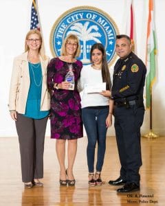 Congratulations to Wendy Rodriguez from American Senior High for being the Middle/High Special Recognition Winner and winning a trip to Washington, D.C. with DTRT!