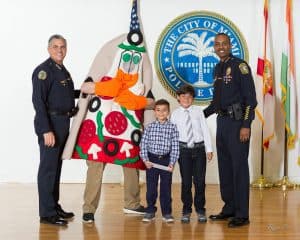 Congratulations to Zachary Gilbert from Gulfstream Elementary for being the Elementary Special Recognition Winner and winning a trip for four to Rapids Water Park!  Zachary graciously donated his trip to runner up Xavier Vilchez from Coral Reef Elementary!